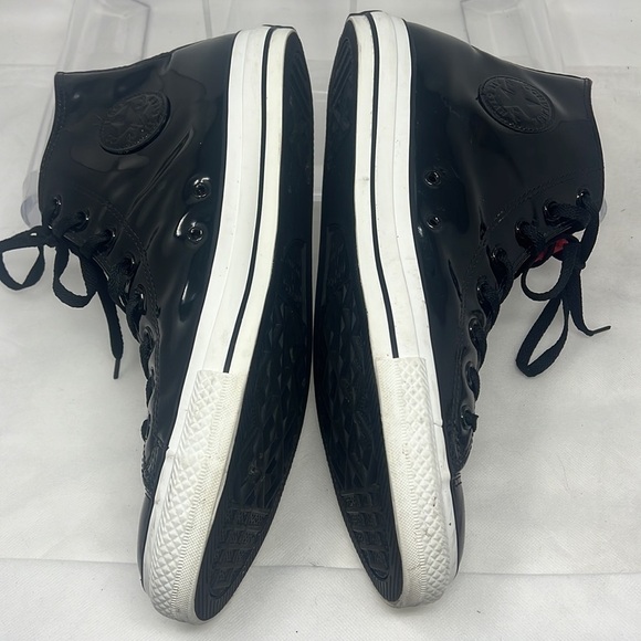 CONVERSE ALL STAR Sz 13 Mens Patent Leather Chuck Taylor Hightops Athletic Shoes - Picture 8 of 11